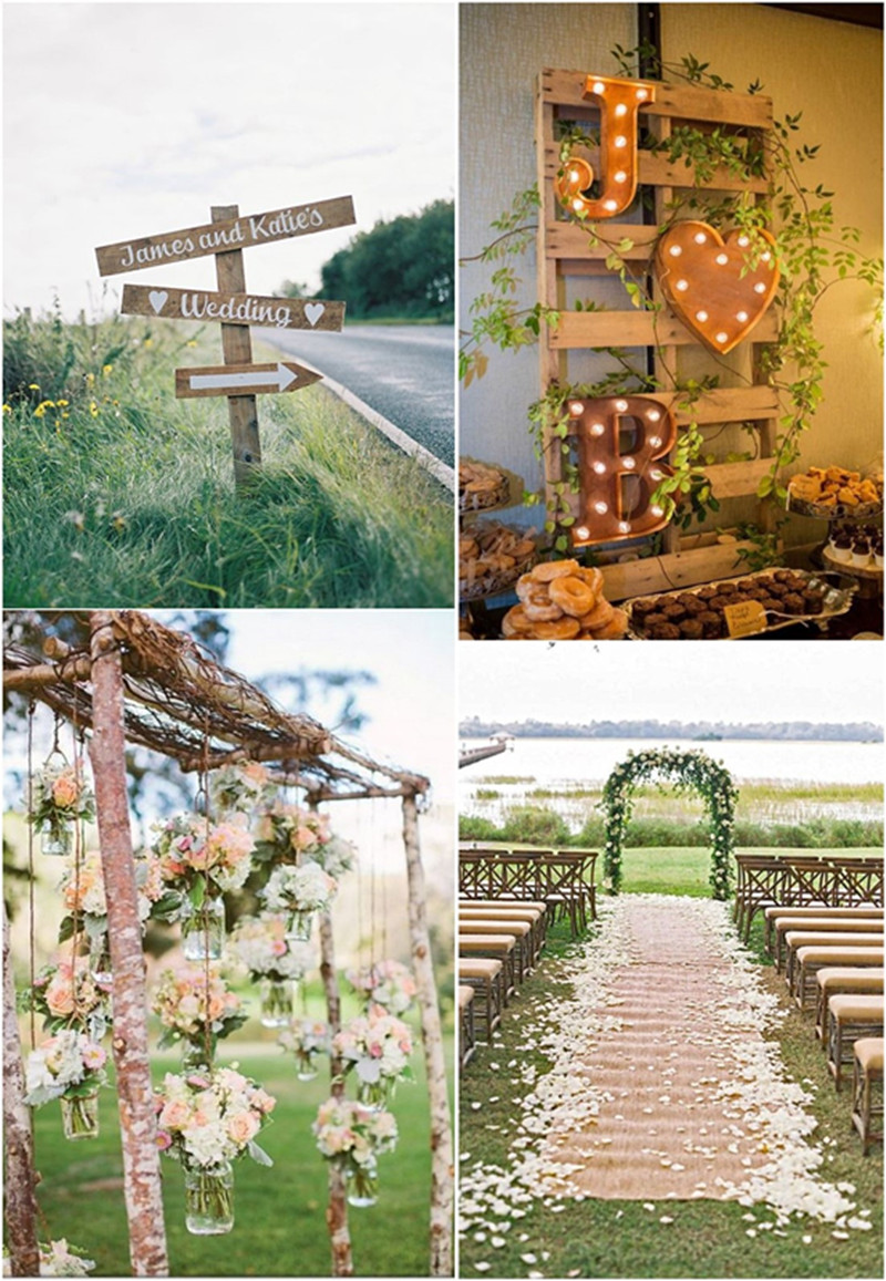 Rustic wedding decoration ideas without spending a lot