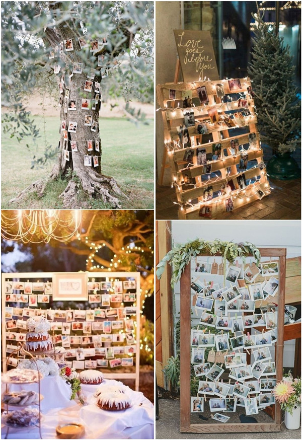Creative Polaroid Wedding Decoration Ideas for Your Reception