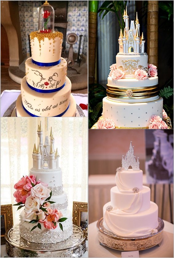 Disney Themed Wedding Cake Ideas