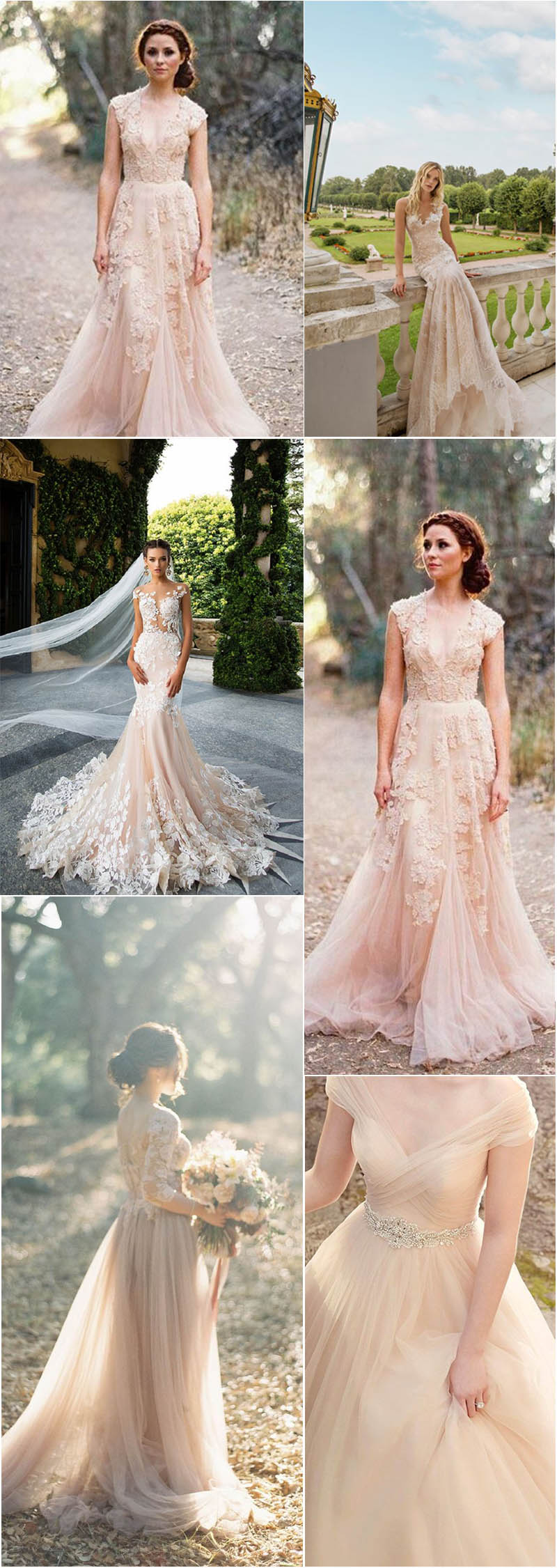 Champagne wedding dresses ideas you may like it