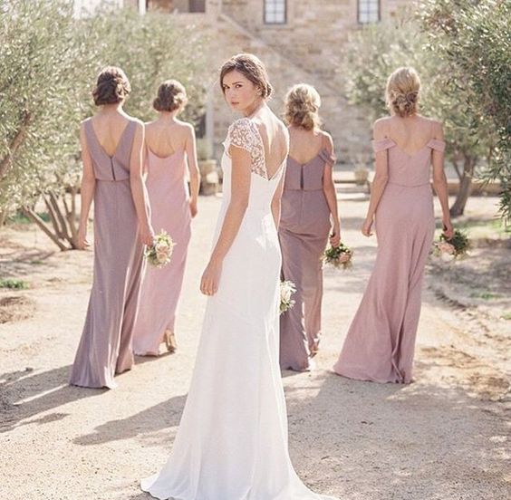 Chic and Romanic Mauve Wedding Color Ideas for 2018 Wedding