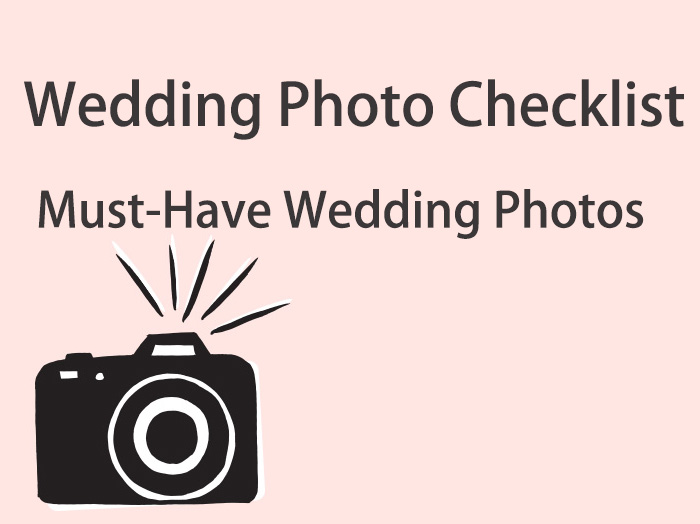 wedding photo checklist