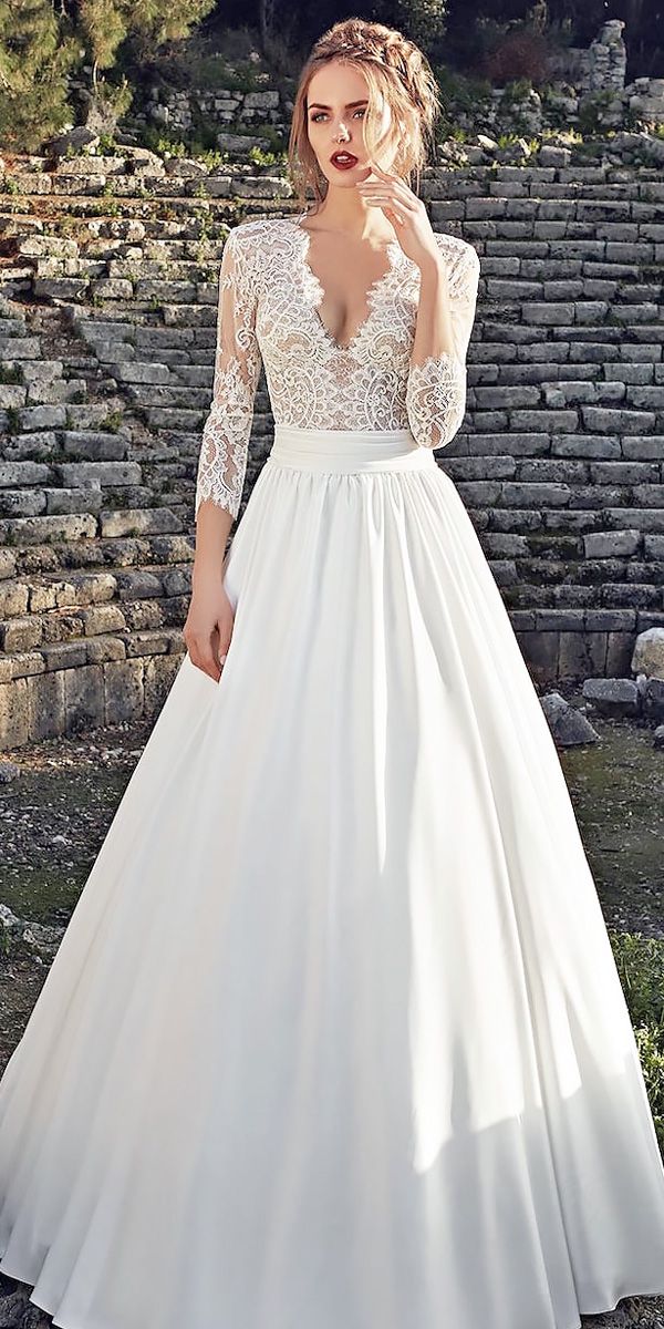 34 Delightful Wedding Dresses with Sleeves - Mrs to Be