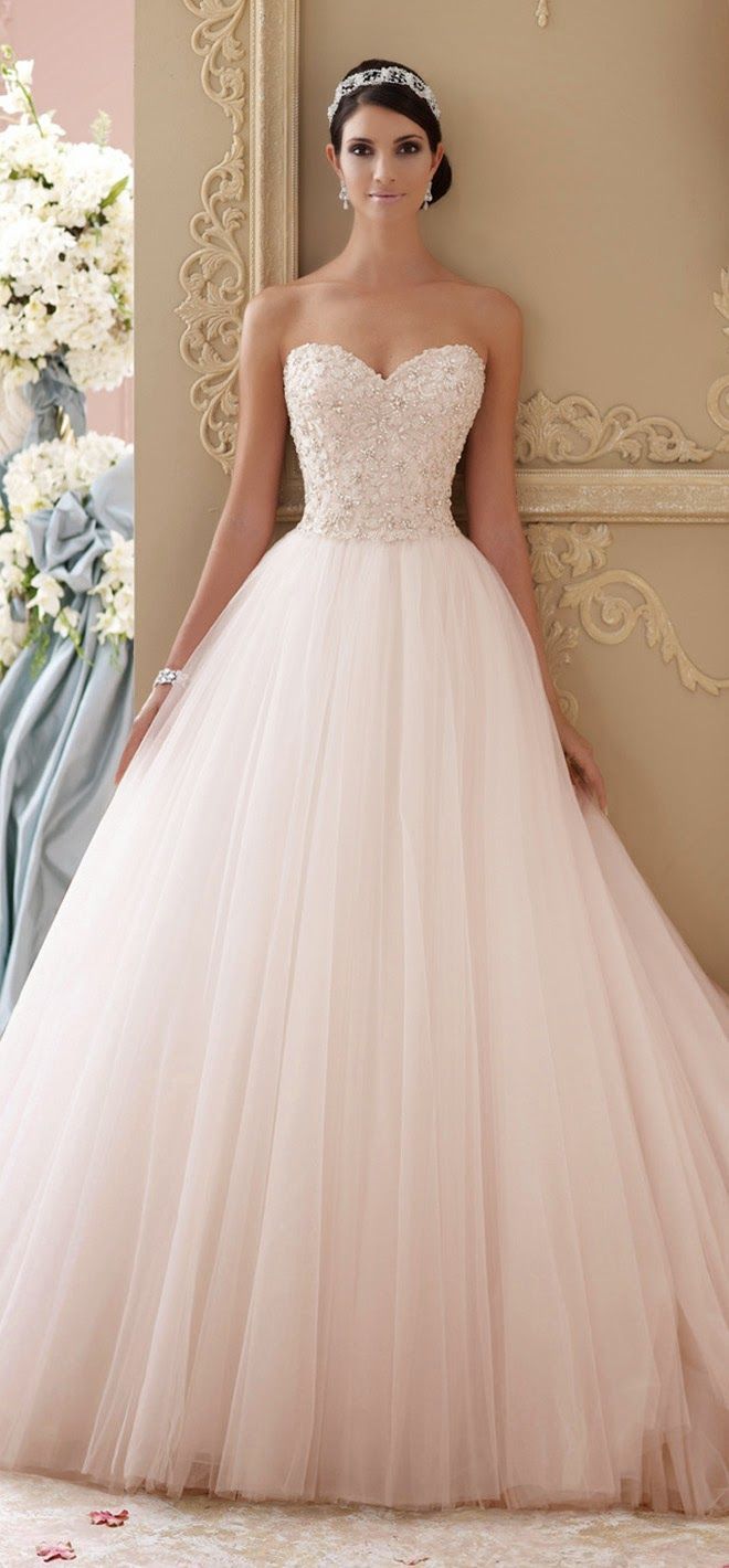 Pretty Pink Wedding Dresses