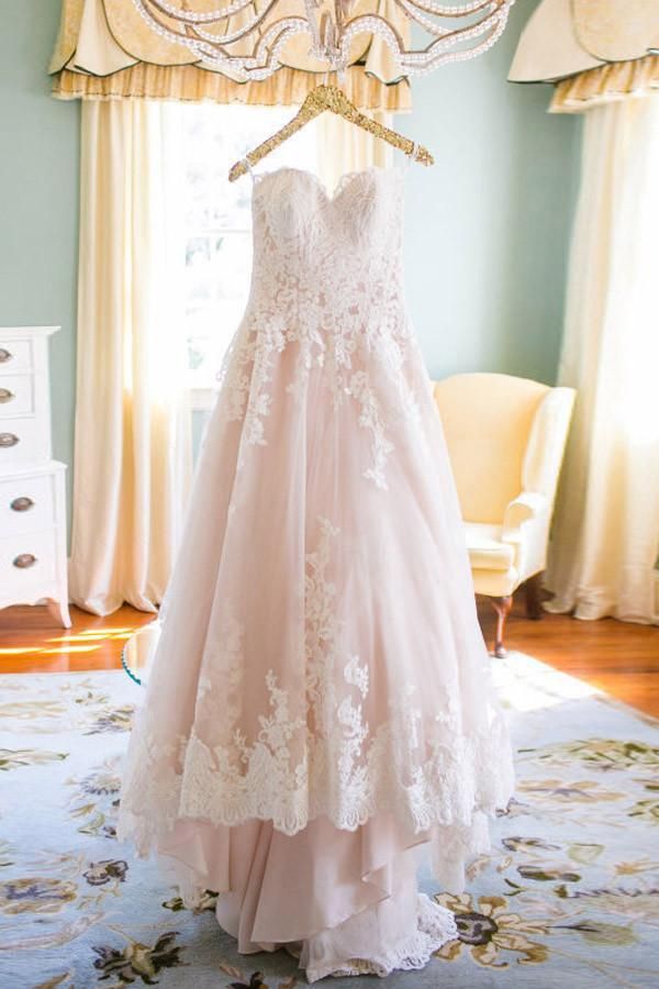 Pretty Pink Wedding Dresses