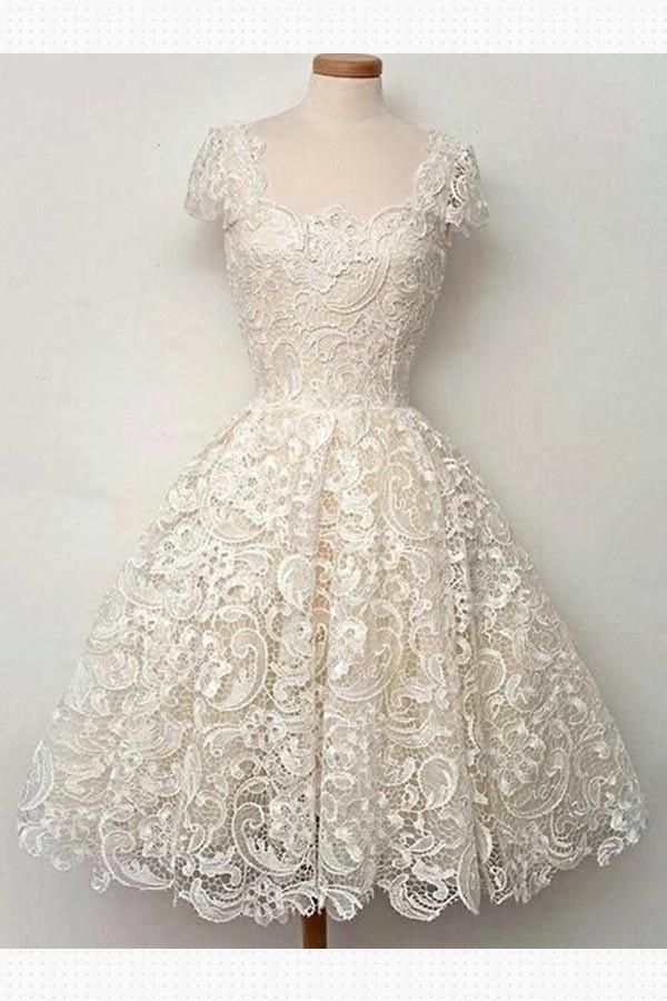 amazing short and knee length wedding dresses