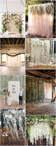 Floral Wedding Backdrop Ideas for 2019