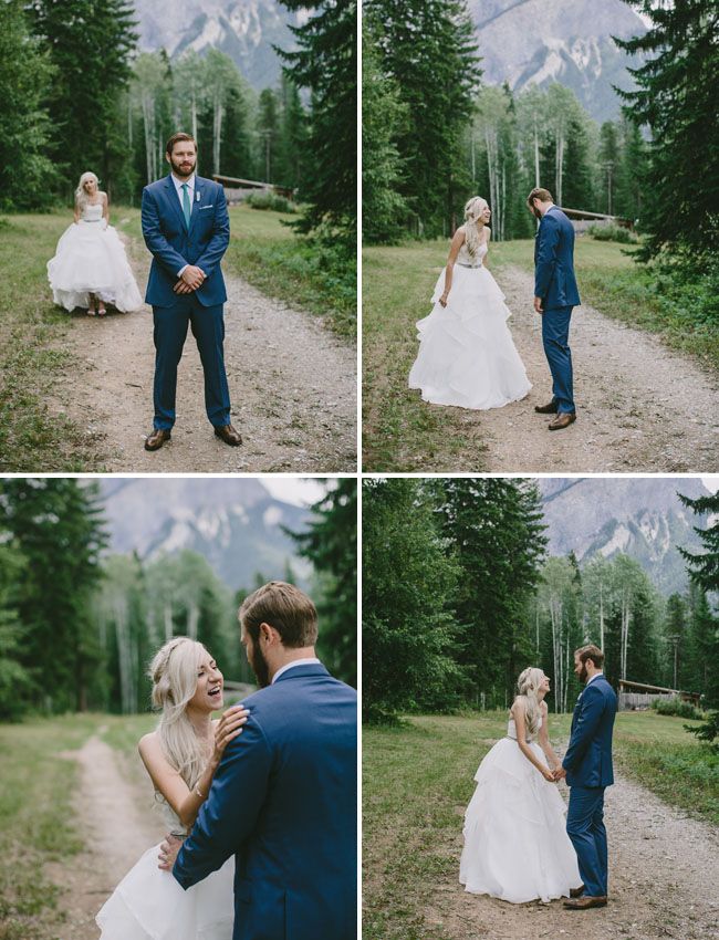 Romantic First Look Wedding Pictures That Really Inspire