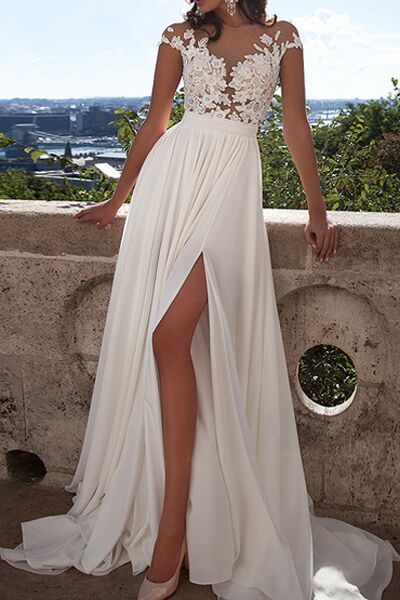 Sexy Thigh Split Wedding Dresses for Your Big Day