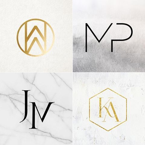 Chic Wedding Monograms That Are Way Cooler