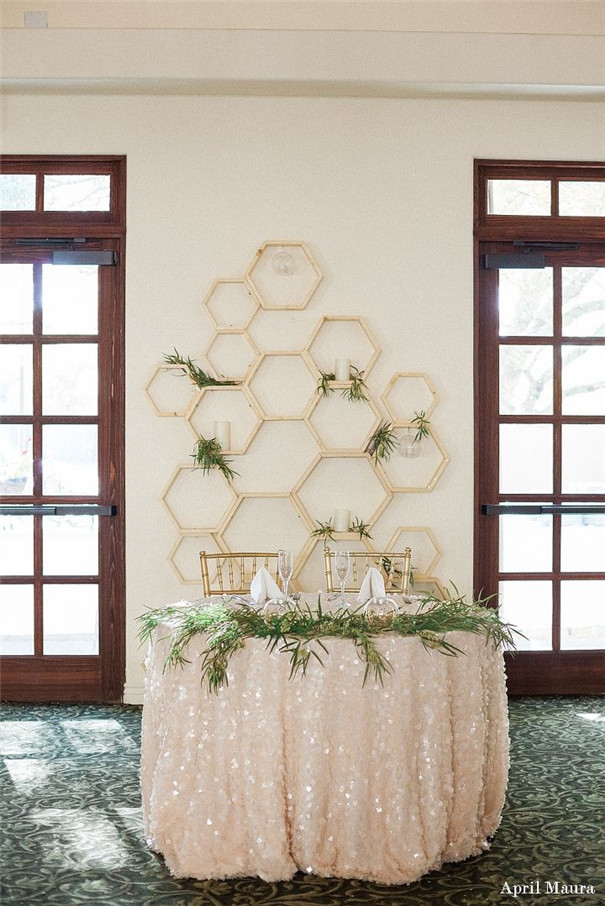 Luxury and Enchanting Geometric Wedding Decorations