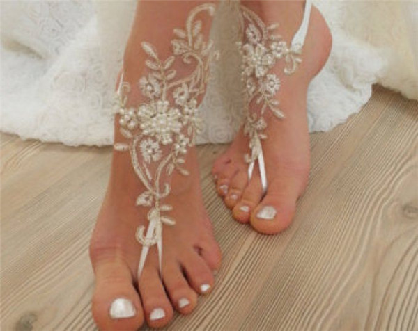 Beautiful Beach Wedding Shoes