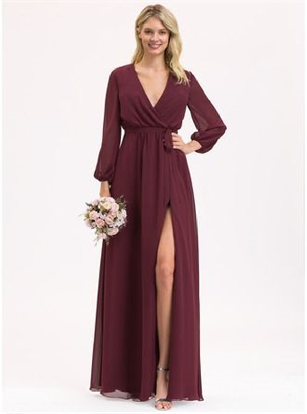 Beautiful Bridesmaid Dresses with Sleeves