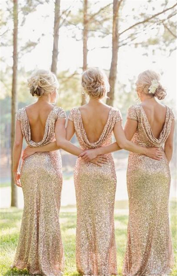Gorgeous Sparkly Bridesmaid Dresses