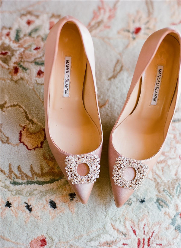 pairs of pink wedding shoes for your big day